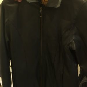 Woman's Black Leather Jacket